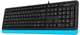 Клавіатура A4Tech FK10 Синя РКР 269922 - зображення 2