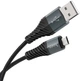 Кабель HOCO X38 Cool USB-A to Type-C, 1 м, для зарядки и передачи данных Black - изображение 1