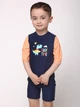 Дитячий комбінезон для хлопчика Keyzi Dino body O 104 Синій - зображення 2