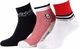 Набор носков Sergio Tacchini 13898215-2 3 пары W 36-41 Белый/Красный/Черный (3349600156210) - изображение 1