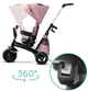 Rowerek trójkołowy Kinderkraft Easytwist Mauvelous Pink (KKRETWIPNK0000) - obraz 4