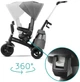 Rower trójkołowy Kinderkraft Easytwist Platinum Grey (KKRETWIGRY0000) (176375) - obraz 4
