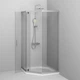Душевая кабина Am.Pm Gem 5-corner Pivot 90x90 см без поддона хром матовый W90UG-405-090MT - изображение 4
