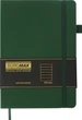 Блокнот деловой Buromax Brief A5 в линию 96 листов обложка из искусственной кожи Зеленый (BM.295204-04) - изображение 1