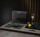 Zestaw 4 desek do krojenia Joseph Joseph Folio Steel ze stojakiem do przechowywania Czarny (5028420001204) - obraz 9