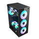 Корпус 1stPlayer V7-4F1 Color LED Black без БП - изображение 2