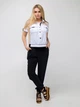 Комбинезон "Габриэль" (белый+черный) 48-50(L-XL) - изображение 2