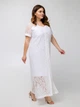 Платье "Эмбер" (белый) 50 (XL) - изображение 2