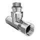 Кран для полотенцесушителя угловой Laris Обычный 1/2" - 1/2" 2шт (LX-4702) - изображение 3