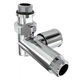 Кран для рушникосушарки кутовий Laris Під ТЕН 1/2" - 1/2" 2шт (LX-2044) - зображення 3