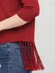 Демисезонный джемпер Vero Moda 317124521 S (70938S) Бордовый - изображение 4