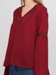 Демисезонная блуза Rut & Circle 1031-000429 S (37577S) Бордовый - изображение 3