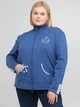 Кофта однотонна кежуал Mara Carol 25037BLU L (5859L) Синій - зображення 1