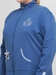 Кофта однотонна кежуал Mara Carol 25037BLU L (5859L) Синій - зображення 3