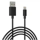 Дата кабель USB 2.0 AM to Lightning 1.0m Cu, 2.1А, Black Grand-X (PL01B) - изображение 3