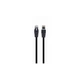 Патч-корд 3м UTP cat 6 CCA black Cablexpert (PP6U-3M/BK) - изображение 1