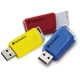 Флеш-накопитель Verbatim USB флеш накопичувач 3x16GB Store ъnъ Click Red/Blue/Yellow USB 3.2 (49306) - изображение 6