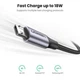 Дата кабель USB 2.0 AM to Micro 5P 1.0m US290 Aluminum Braid Black Ugreen (60146) - изображение 2