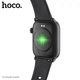 Умные мужские и женские смарт часы SMART WATCH Hoco Y3 Чёрные фитнес браслет с шагомером и трекингом измерение пульса ответ на звонки IP68 защита (49107) - изображение 8