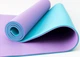 Коврик для йоги и фитнеса TPE (йога мат, каремат спортивный) OSPORT Yoga ECO Pro 6мм (FI-0076) Фиолетово-бирюзовый - изображение 2