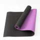Коврик для йоги и фитнеса TPE (йога мат, каремат спортивный) OSPORT Yoga ECO Pro 6мм (FI-0076) Черно-фиолетовый - изображение 1