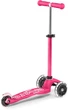 Самокат Micro серии Mini 3in1 Deluxe Plus LED – Розовый до 50 кг, до 20 кг с сидением трехколесный (MMD146) - изображение 5