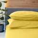 Постельное белье Сатин желтый Семейный комплект NaviHome (1KS-Y) - изображение 2