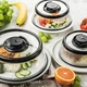 Вакуумні Кришки для Зберігання Продуктів PressDome для Посуду і гладких Поверхонь Комплект 4 шт - зображення 6