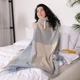 Плед Мериносовый Клетка бел-св.беж-голубой Love You 140 x 200 см - изображение 5