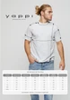 Футболка Yappi чоловіча basic L Сірий (MG2563) - зображення 4