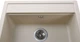 Кухонная мойка гранит GLOBUS LUX Volta 570x510 слоновая кость - изображение 4