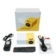 Проектор портативний домашній міні кінотеатр мультимедійний Full HD Led Projector YG300 з динаміком - зображення 10