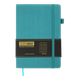 Деловой блокнот Buromax Color Tunes А5 96 л в клетку обложка из искусственной кожи бирюзовый (BM.295100-06) - изображение 1