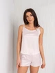 Пижама (майка + шорты) женская BARWA garments 0166/72 M Зефирная (2110166722185) - изображение 6