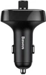 FM Modulator Baseus + АЗУ T-Typed Bluetooth FM Launcher 3,4 A 2USB black (CCTM-01) - изображение 2