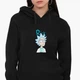 Худі жіночий Рік Санчез Рік і Морті (Rick Sanchez Rick and Morty) (8921-2929-2) Чорний M - зображення 1