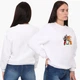 Світшот жіночий Том і Джеррі (Tom and Jerry) (8771-2089) Чорний XS - зображення 2