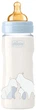 Chicco Original Touch plastikowa butelka do karmienia z lateksowym smoczkiem 4m+ 330 ml niebieski (27634.20) - obraz 1