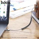 Аудио адаптер Bluetooth AUX гарнитура в машину HOCO In-car BT audio receiver spring cable (BT5.0). Black - изображение 7