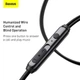 Наушники c микрофоном BASEUS Encok Wired Earphone (3.5mm, 1,2 метра). Black-Blue - изображение 7