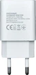 Мережевий зарядний пристрій Florence 1USB 2A + Lightning Cable White (FL-1020-WL) - зображення 2