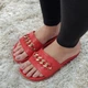 Шлепанцы женские летние натуральная кожа на плоской подошве красные 36 , Fashion, 5008-1 - изображение 5