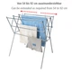 Сушилка для белья телескопическая Wenko 54-92x96.5x65.5 см, 7.78 м сушильной поверхности хромированный (3774017500) - изображение 2