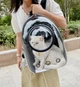 Рюкзак для переноски животных с иллюминатором CosmoPet CP-101 25х32х42см Черный (JDT-0848089) - изображение 4