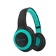 Навушники Bluetooth Celebrat A23 Чорний-блакитний - зображення 1