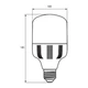 Лампочка Eurolamp E27 (LED-HP-30274) - изображение 3