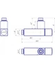 Краны для полотенцесушителя Mario квадратный G1/2", комплект 2 шт. - изображение 6