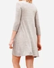 Платье миди осеннее женское Stradivarius 5242121210 M Серое (KAY2000001327722) - изображение 2