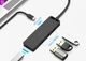 USB-хаб Vention 4-Port з microUSB живленням 0.15 м Black (TGKBB) (6922794746732) - зображення 3