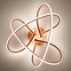 Люстра світлодіодна стельова LUMINARIA LIANA MONO 60W R490 ANTIQUE/GOLD 220V IP20 4000K, LED світильник - зображення 2
